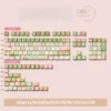 Mucha Garden keycaps keyboard aesthetic