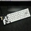 Nako PBT Keycap Set with side-engraved backlit legends on a mechanical keyboard