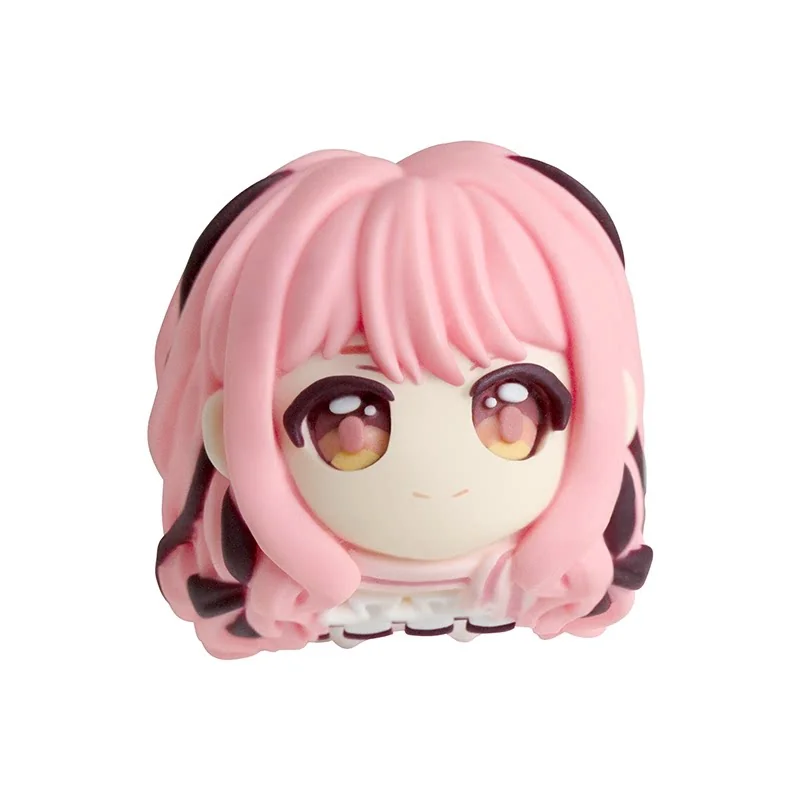 Close-up of Infinity Nikki keycap on mechanical keyboard