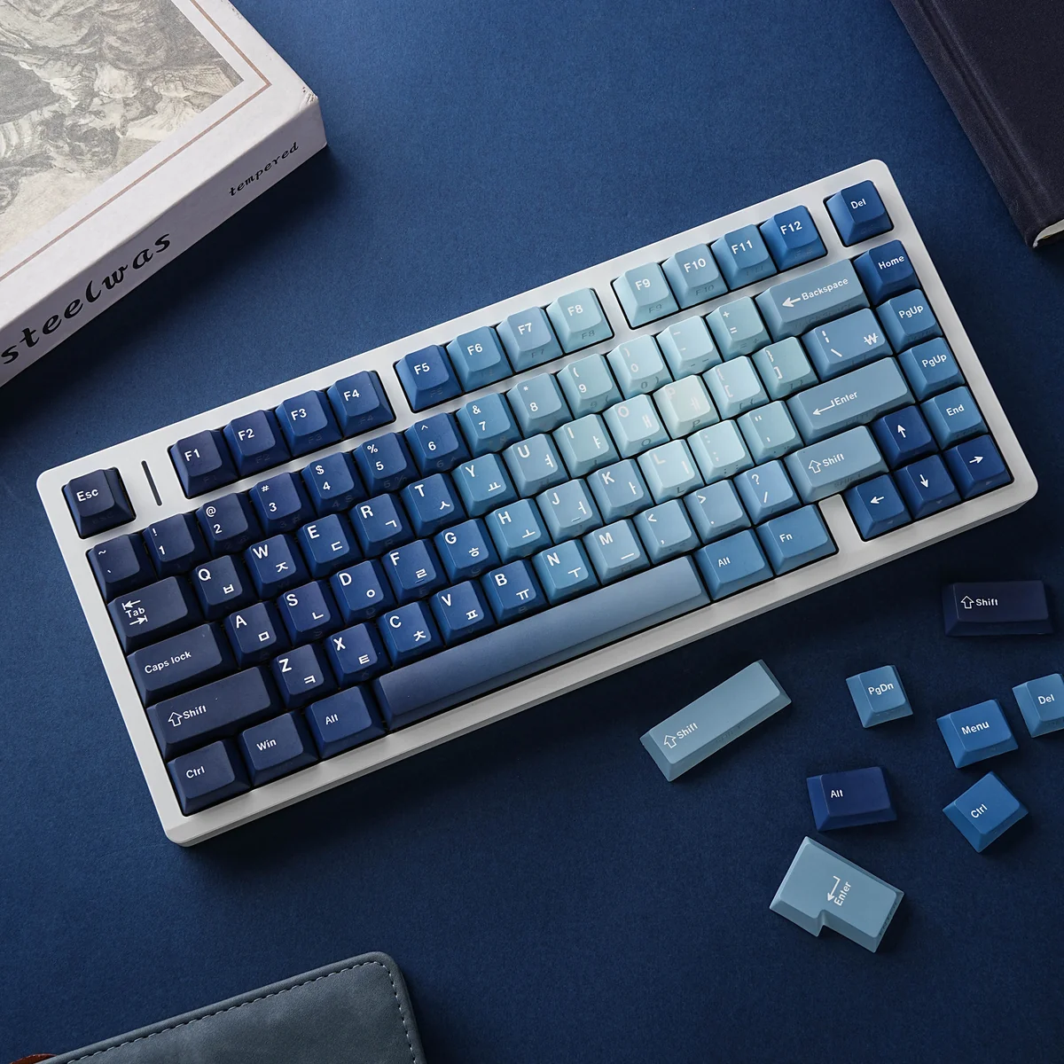 Ocean Heart Cherry Keycap Premium Pbt Captivating product image