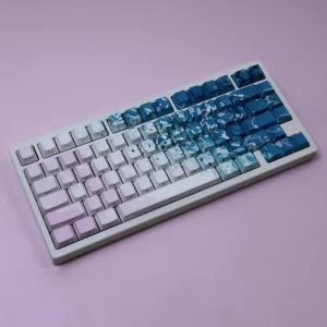 Pink Beach Cherry Keycap Dreamy Pink Beach hero image featuring Pink Beach Keycap Set