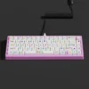 Premium Memphis Cherry Keycap Bold Memphis design installed on a mechanical keyboard setup
