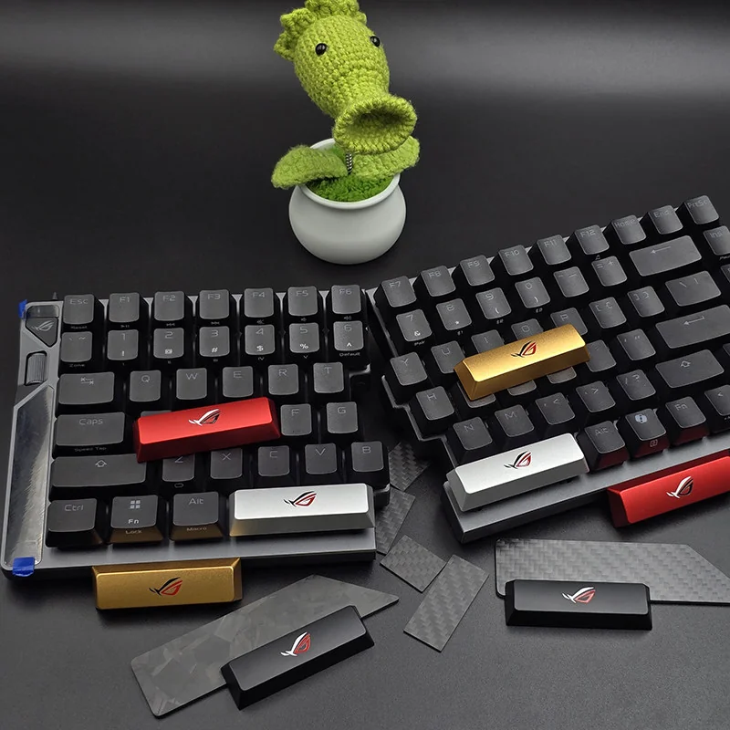 Close-up of Republic of Gamers ROG Premium 6063 Aluminum Bold highlighting details and finish