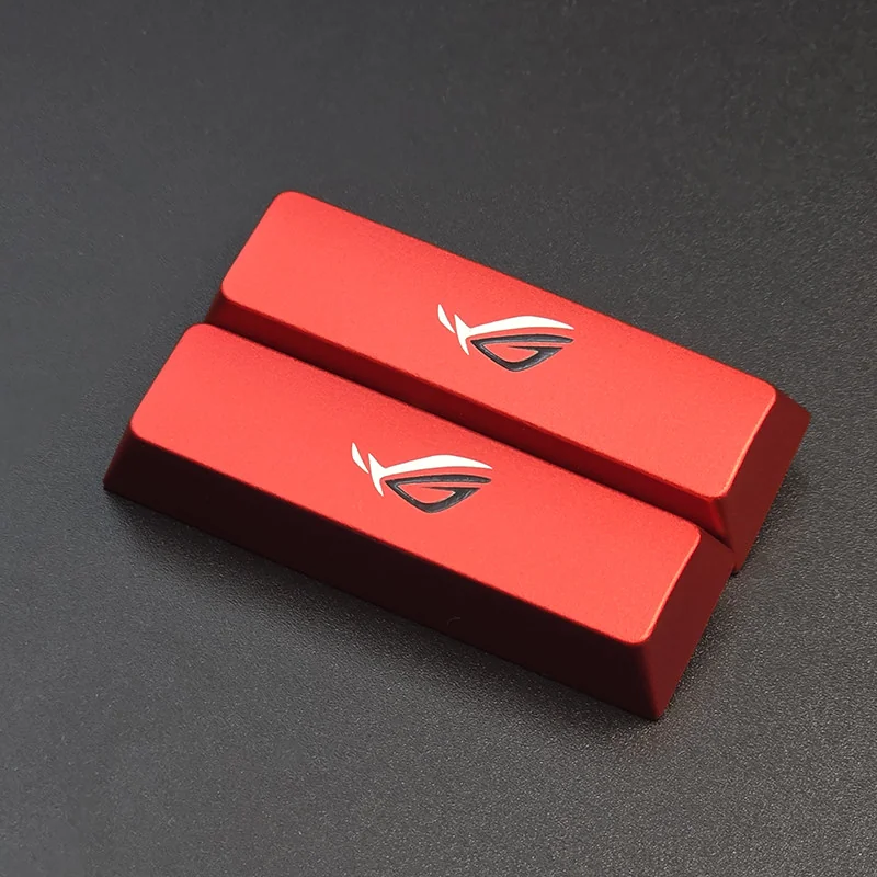Angle view of Republic of Gamers ROG Premium 6063 Aluminum Bold showing color layering and layout presence