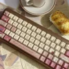Romantic Rose Letter Cherry Romantic Rose Letter installed on a mechanical keyboard setup