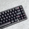Side view illustrating Cherry profile of Serene Japanese keycaps