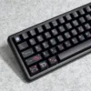 Close-up of crisp Kanji legends on Serene Japanese keycaps