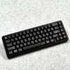 Serene Japanese PBT Dye-Sub Keycap Set on a minimalist keyboard