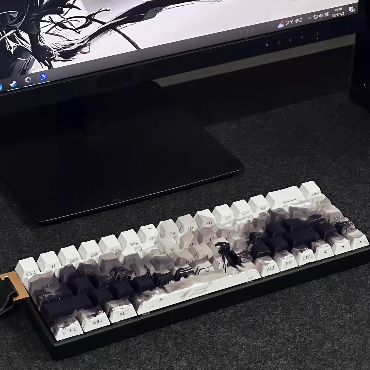 Shadow Pbt Side Engraved Keycap Set Backlit product image