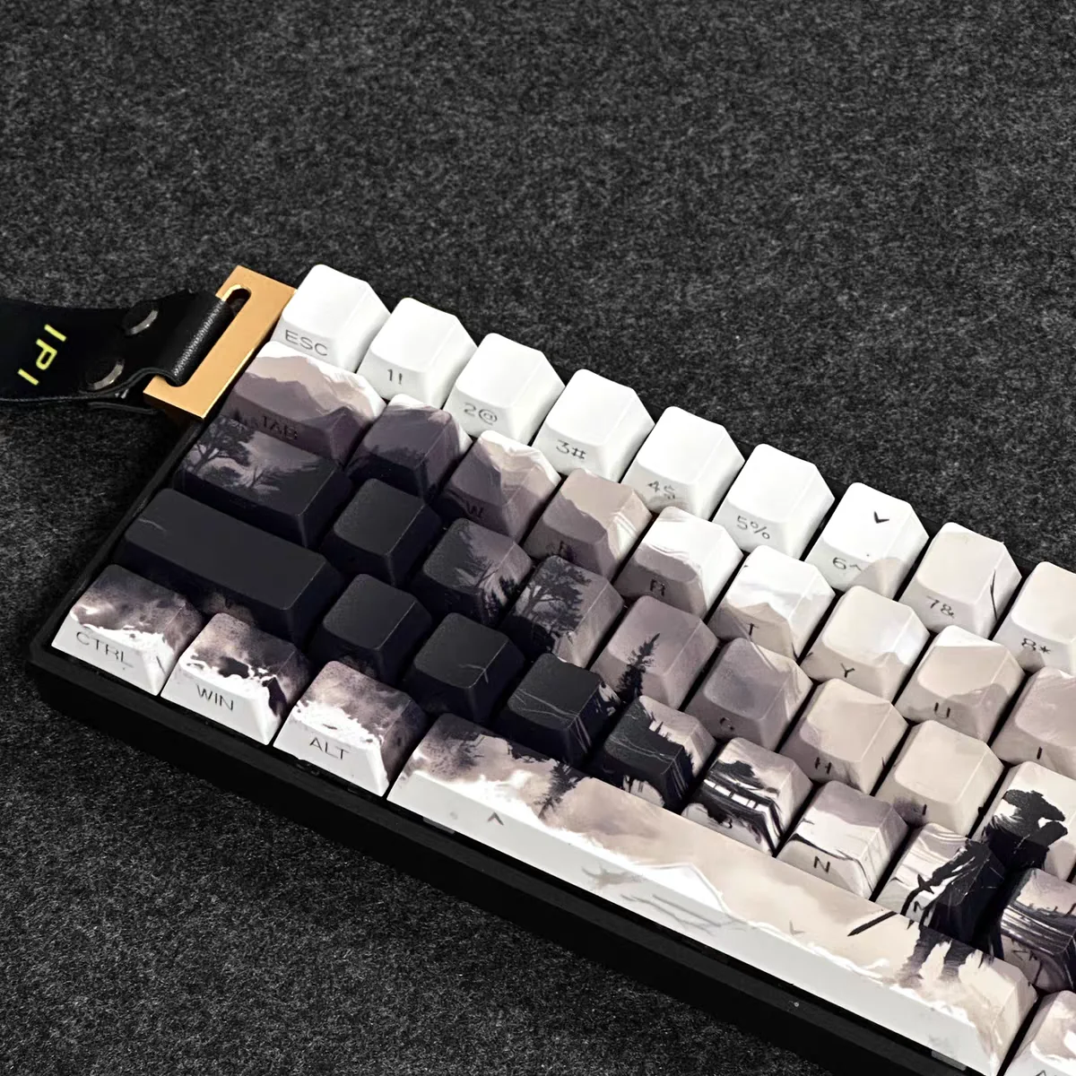 Full layout of the Shadow PBT Keycap Set demonstrating comprehensive compatibility
