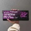 Overhead view of the complete Valorant PRX Keycap Set layout