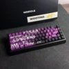 Gamer's setup featuring the Valorant PRX Keycap Set in action during gameplay