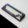 Ergonomic Cherry profile of Americano Retro keycaps showing comfortable angles for typing