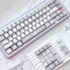 Full layout of Butterfly PBT Keycap Set, showcasing various keycap sizes and options.