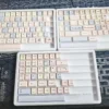 Detail of C Sugar keycap texture and color vibrancy