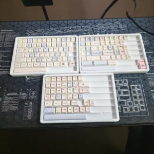 C Sugar PBT Dye-sub Keycap Set on mechanical keyboard