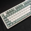 Close-up of Camellia Series Cherry Keycap Durable PBT highlighting details and finish