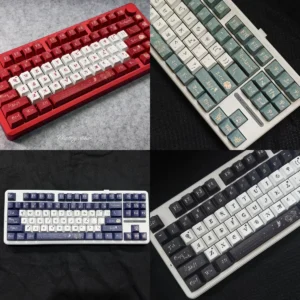 Camellia Series Cherry Keycap Durable PBT hero image featuring Camellia Series Keycap Set