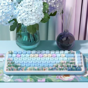 Charming Daisy Series Keycap Charming Daisy PBT hero image featuring Charming Daisy Series Keycap Set