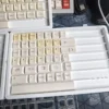 Cherry profile keycaps with yellow and white cheese theme