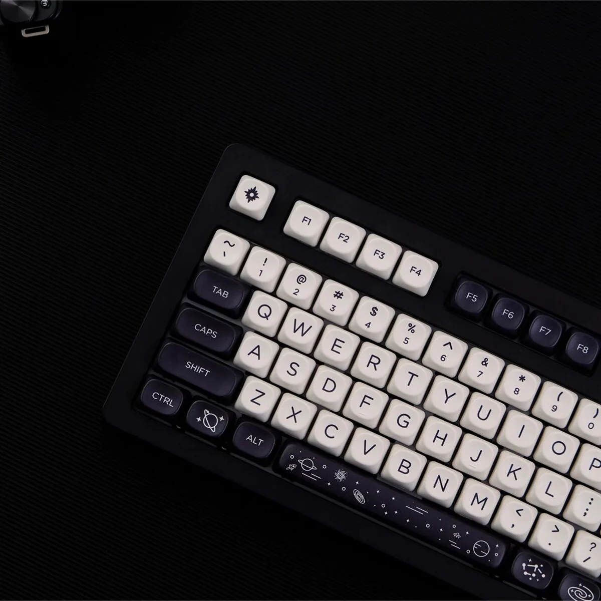 Detailed texture view of Cosmic Elegance Galaxy MOA Premium PBT MOA design and material