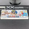Crayon Shin-chan character keycap illuminated by keyboard backlighting