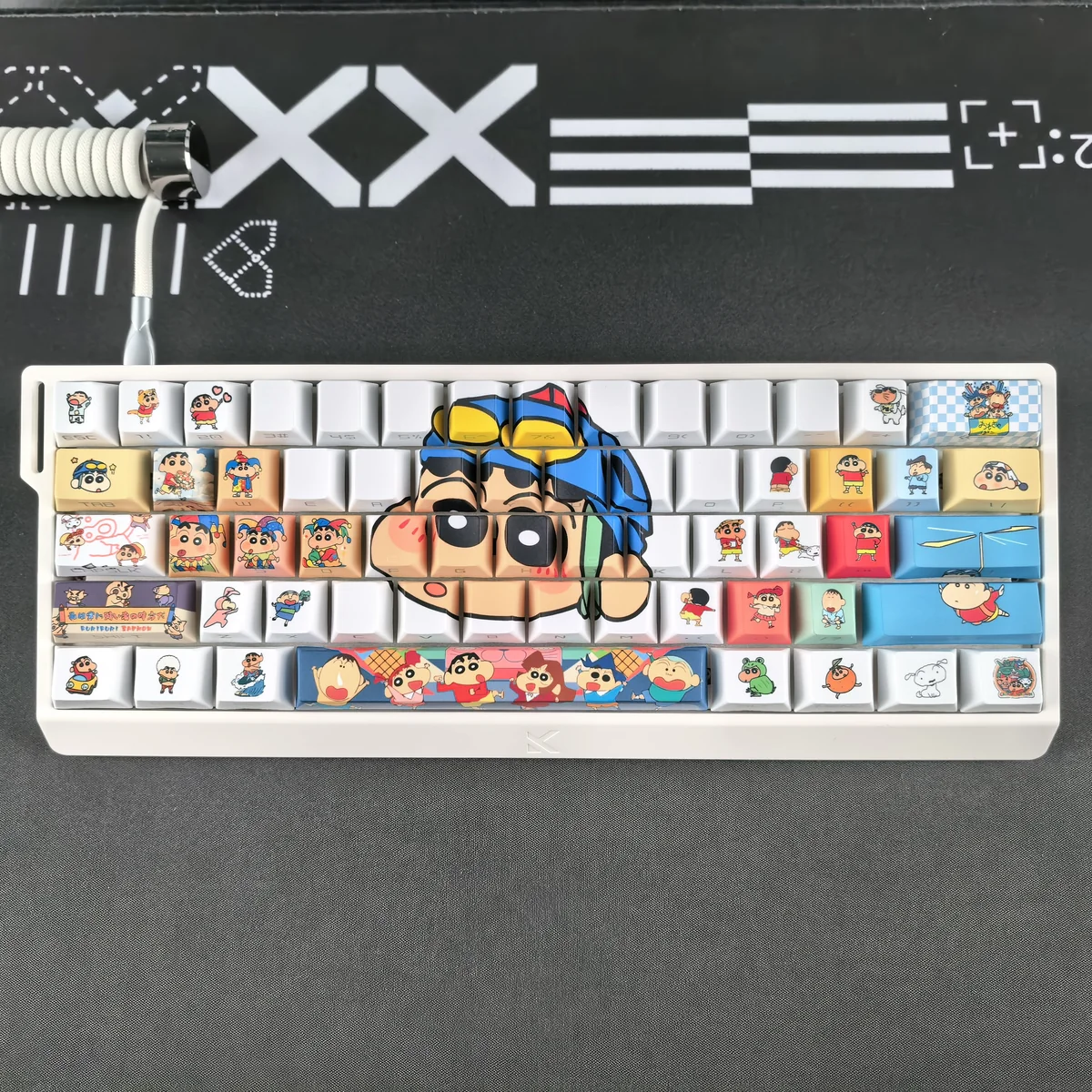 Crayon Shin Chan Pbt Backlit Keycap Set Keyboard product image