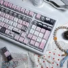 Full layout view of the 131-key Dreamscape PBT Keycap Set installed on a keyboard
