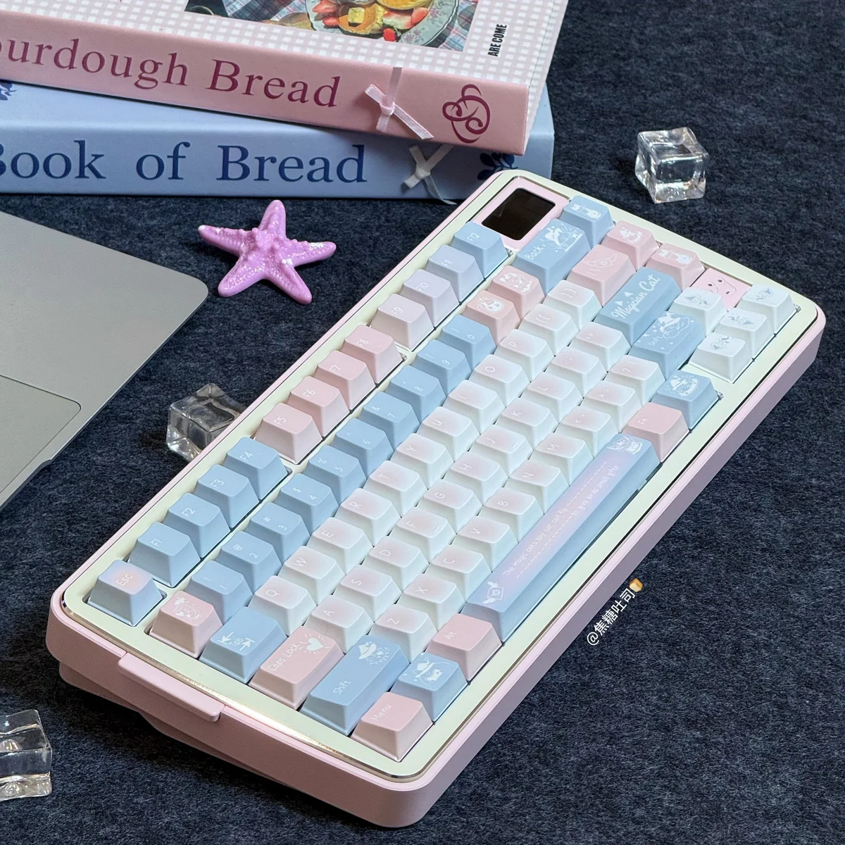 Dreamy Starry Pbt Keycap Set Keyboard product image