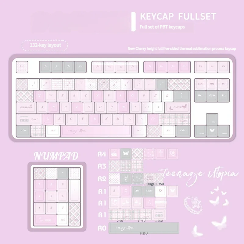 Dreamy Utopia Keycap MX Stem Compatibility