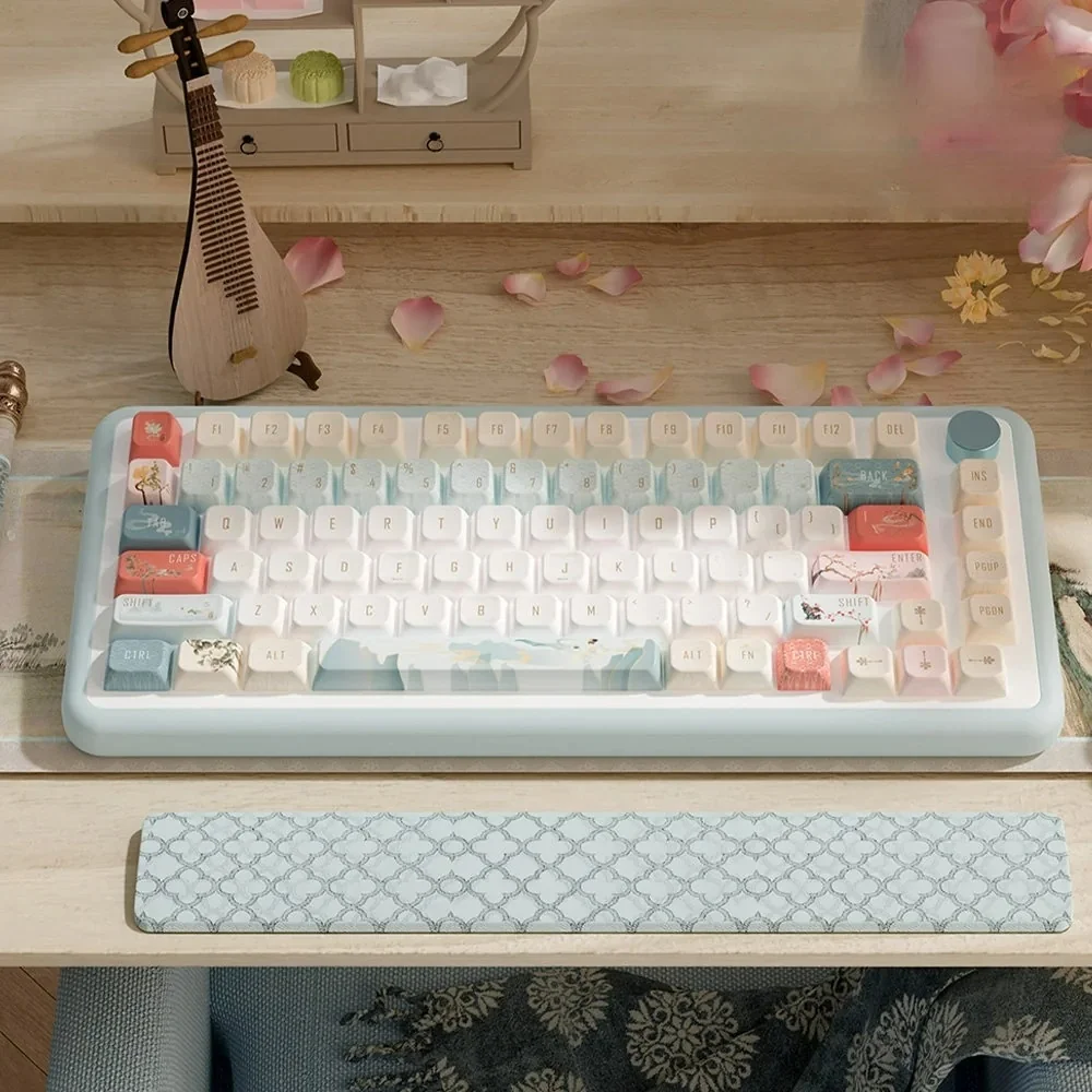 Dunhuang Series Keycap Set Exquisite Dunhuang art hero image featuring Dunhuang Keycap Set