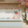 Detailed texture view of Dunhuang Series Keycap Set Exquisite Dunhuang art artisan design
