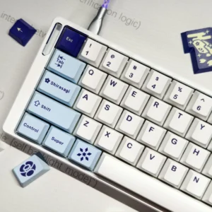 Egret Cherry Keycap Set Elegant Egret design hero image featuring Egret Keycap Set