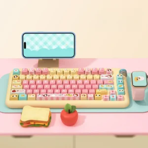 Hello Kitty Pochacco & Beloved Sanrio characters hero image featuring Pochacco Hello Kitty Keycap Set