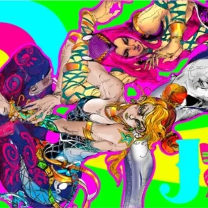 JoJo's Bizarre Adventure Narciso Unique JoJo's hero image featuring JoJo's Bizarre Adventure Desk Mat