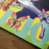Side profile of JoJo's Bizarre Adventure Narciso Unique JoJo's Desk Mat showing shape and fit