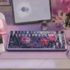 Monet Art Cherry Keycap Monet oil painting PBT hero image featuring Monet Art Keycap Set
