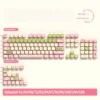 Packaging of the Strawberry Milk Rabbit PBT Keycap Set, ready for unboxing