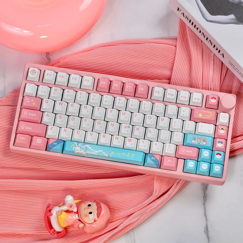 Texture detail of PBT keycap material, emphasizing durability and matte finish.