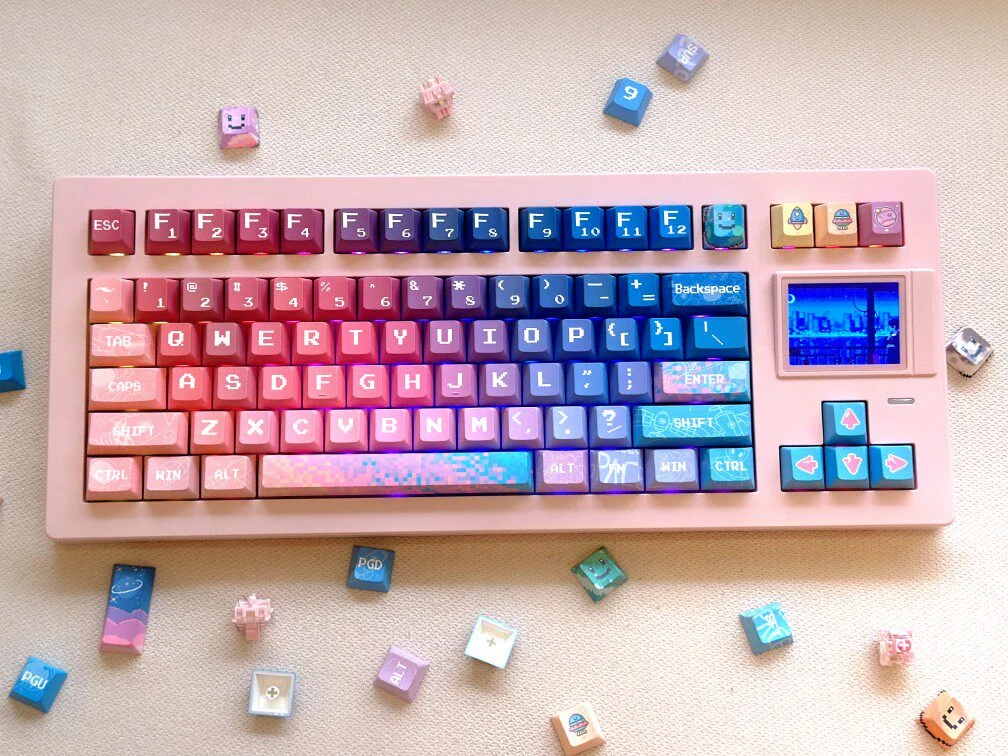 Pixel Space Keycap Set Full Keyboard product image