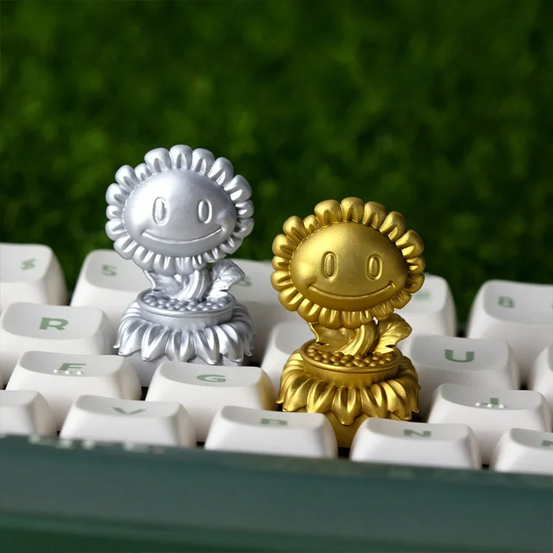 Pvz Sunflower Trophy Keycap Gold product image