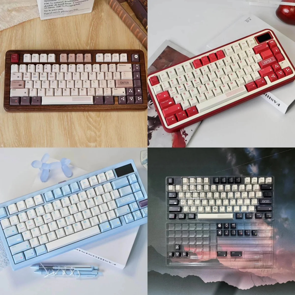 Retro Cgame Pbt Keycap Set Keyboard product image