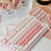 Full 139-key Rose Butterfly set layout showcasing Cherry profile