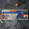 Texture and finish of PBT dye-sub RX-78-2 Gundam keycaps