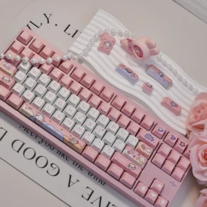 Space Rabbit Cherry Keycap Unique Space Rabbit hero image featuring Space Rabbit Keycap Set