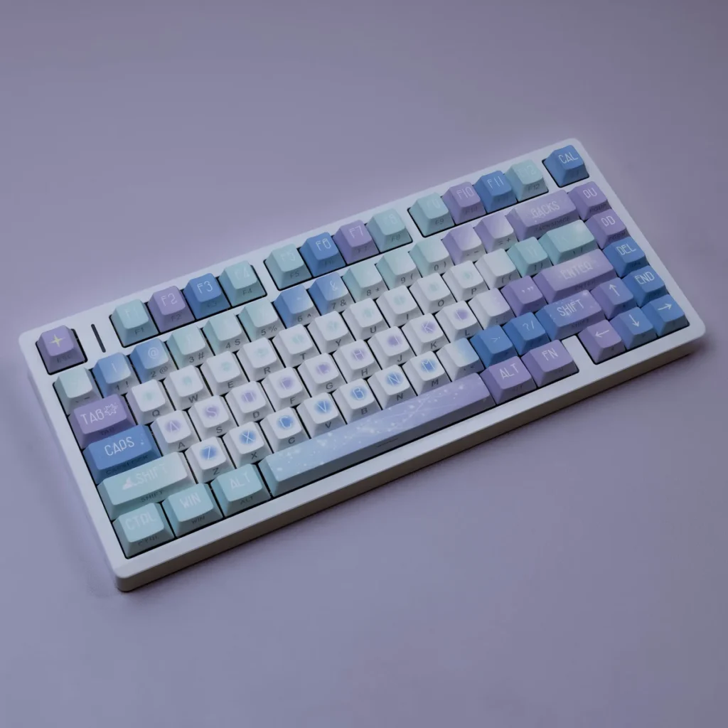 Starlight Cherry Keycap Set Durable PBT hero image featuring Starlight Keycap Set