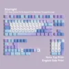 Detailed texture view of Starlight Cherry Keycap Set Durable PBT design and material