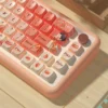Side profile of Tang Palace Series Keycap Exquisite Tang Dynasty showing keycap set shape and fit