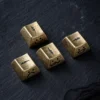 Luminous Copper keycap showcasing its unique texture and raw material appeal