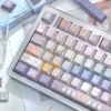 Twelve Constellation Cherry Keycap Unique installed on a mechanical keyboard setup